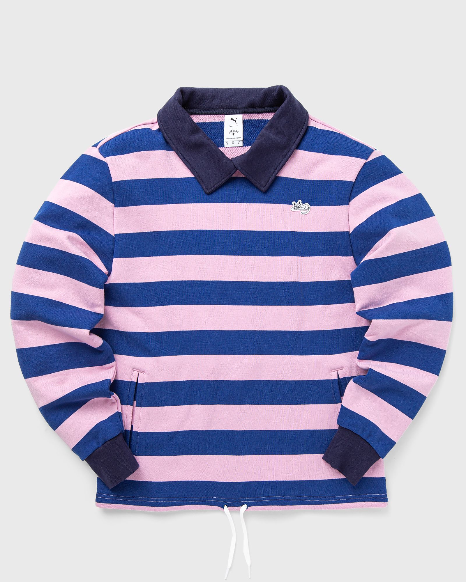 Puma - x noah stripe crew men sweatshirts blue|pink in größe:m