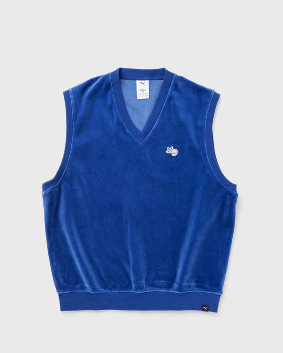 BSTN Brand Nylon Sport Vest Men Vests Blue in Size:XXL