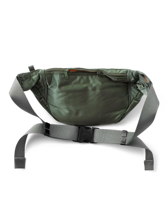 PORTER TANKER 2POCKET WAIST BAG GREEN 14X7 622-68302-30