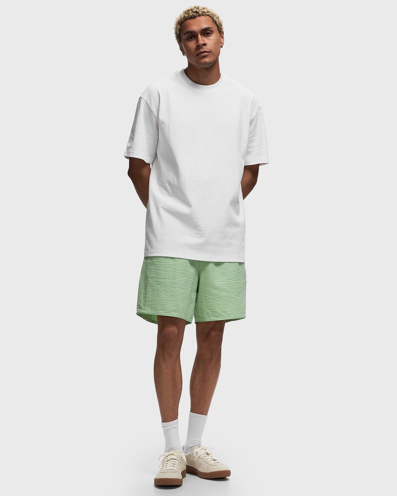 MMQ Seersucker Shorts