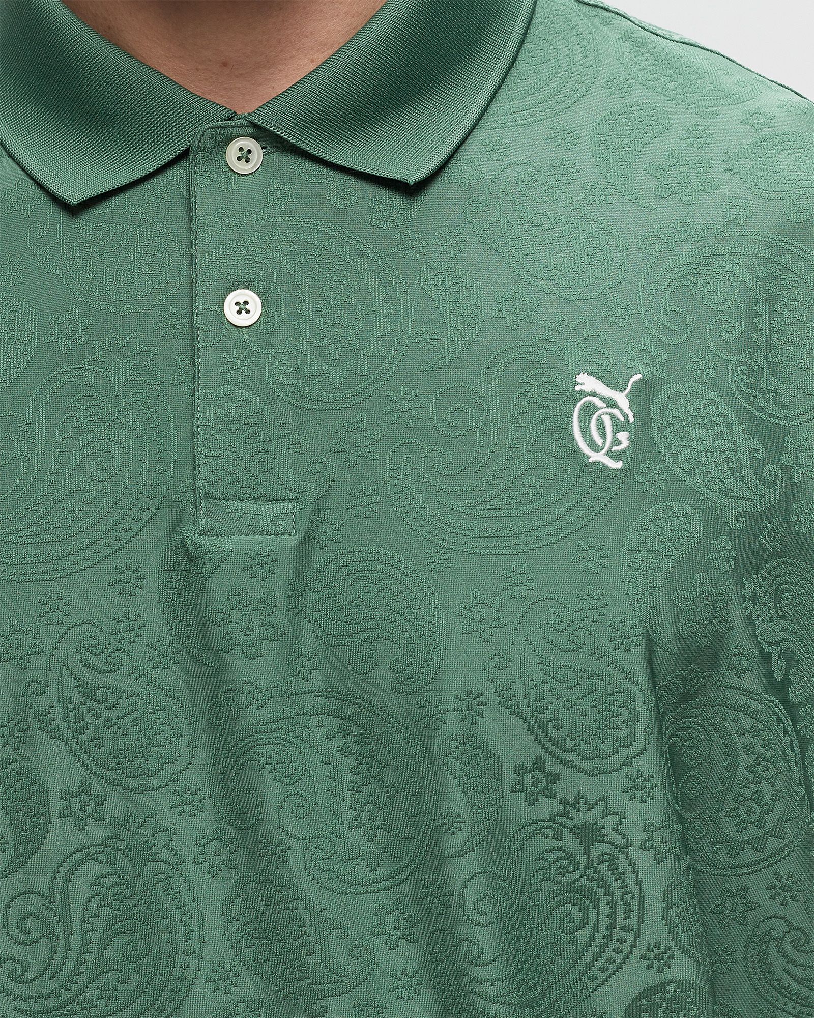 PUMA x QGC JACQUARD PAISLEY POLO