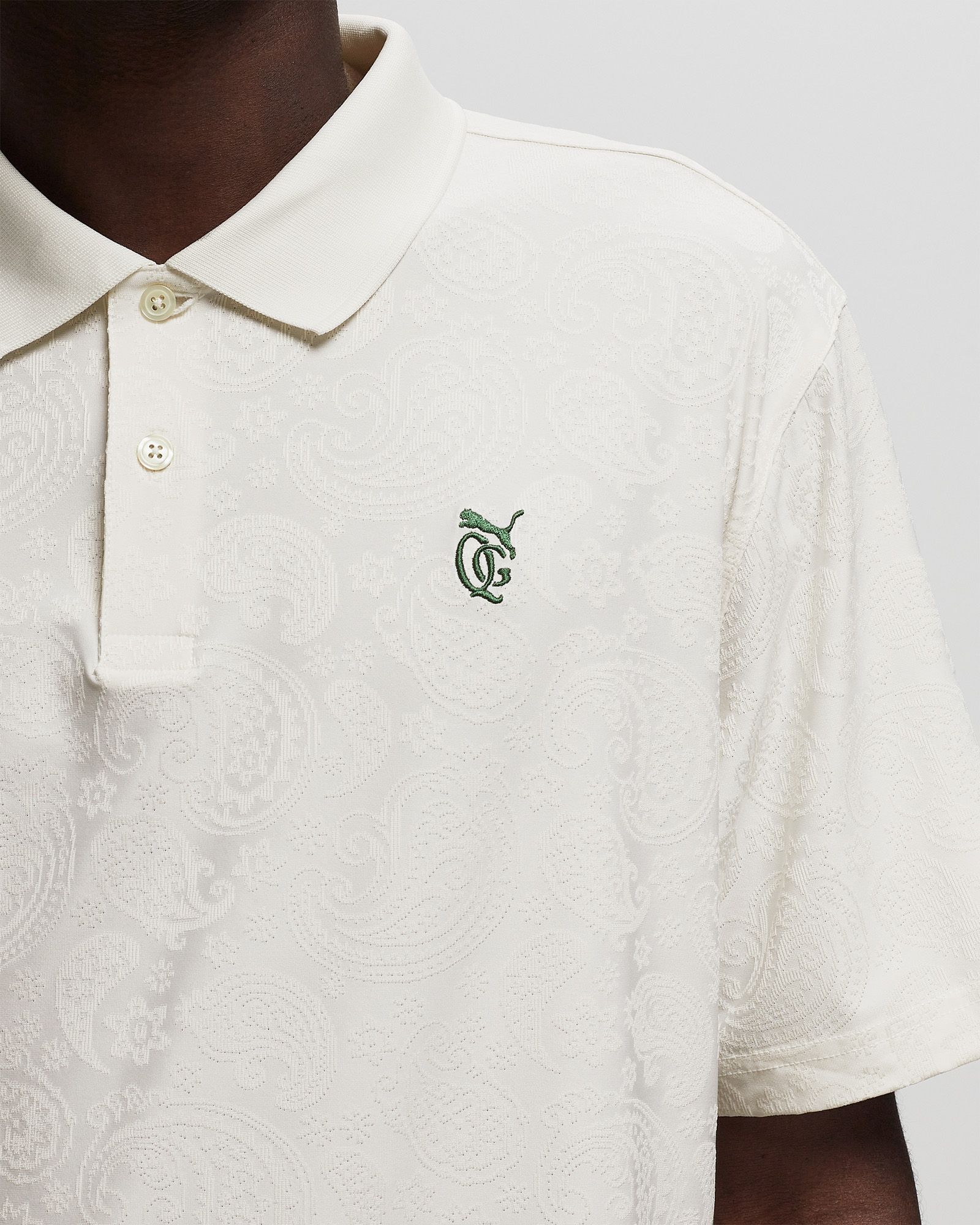 PUMA x QGC JACQUARD PAISLEY POLO