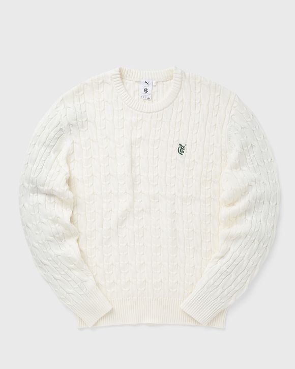 PUMA x QGC CABLE KNIT SWEATER