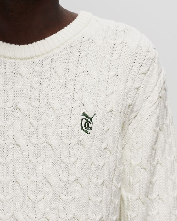 PUMA x QGC CABLE KNIT SWEATER