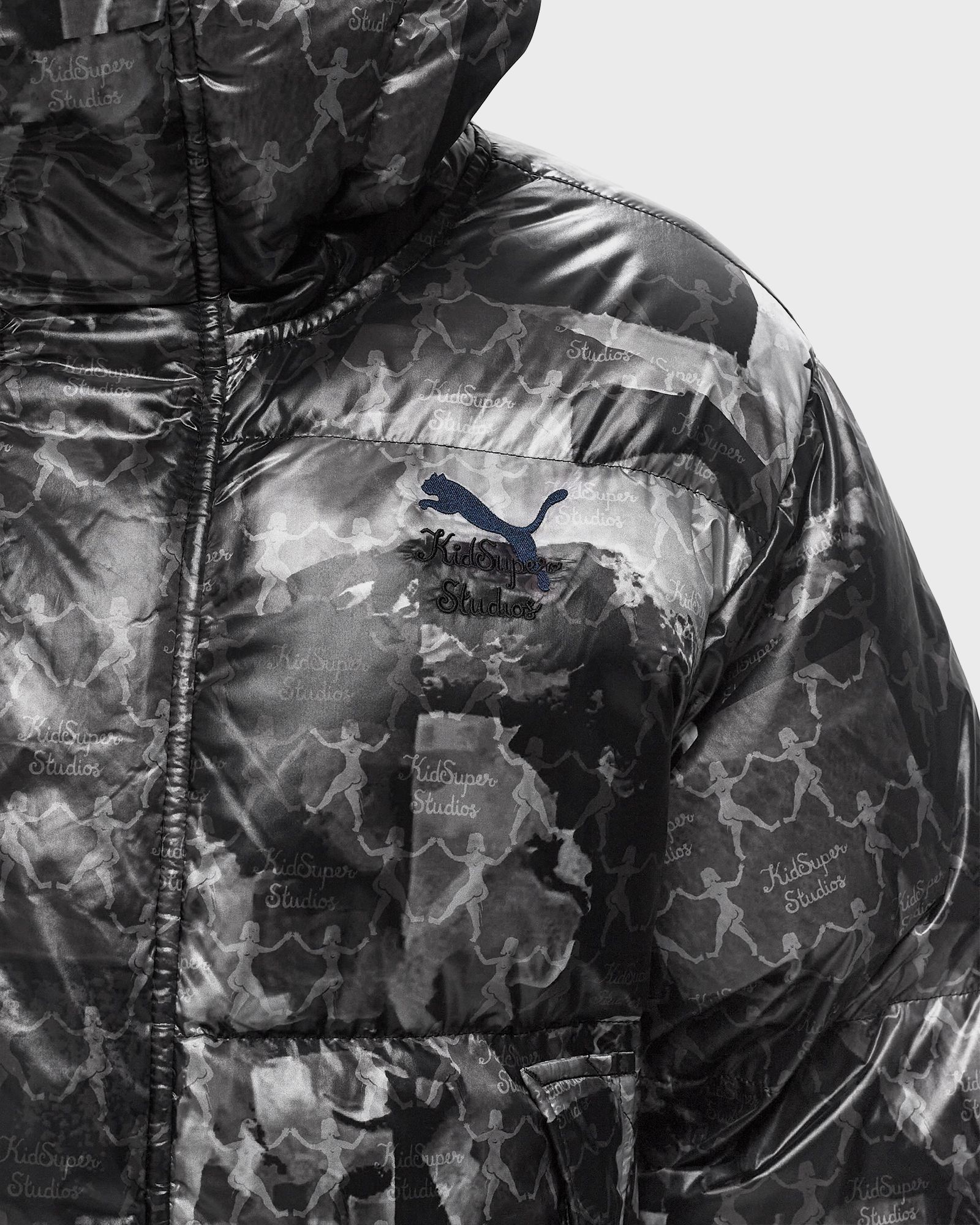 x KIDSUPER MMQ AOP Puffer Jacket