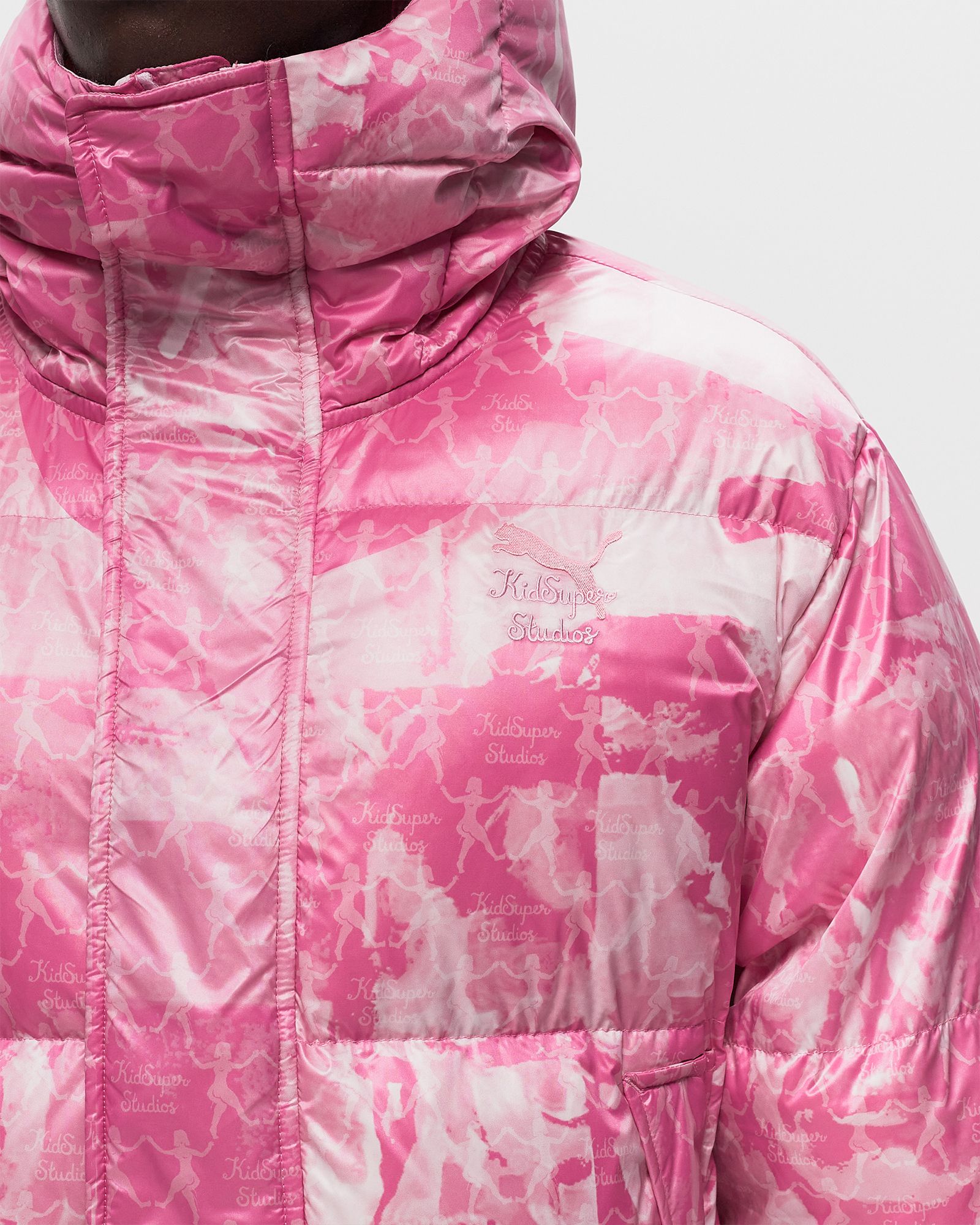 x KIDSUPER MMQ AOP Puffer Jacket