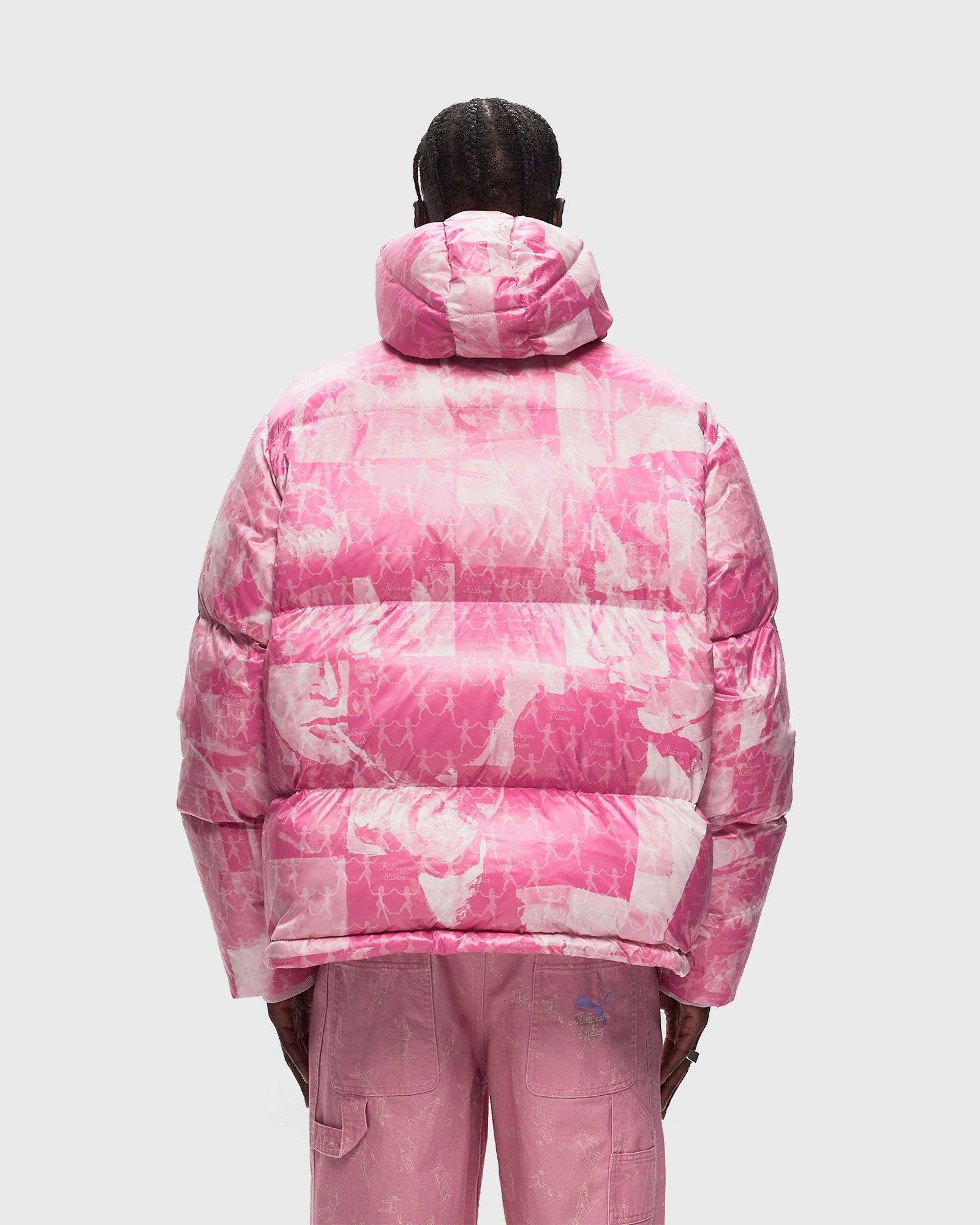 x KIDSUPER MMQ AOP Puffer Jacket