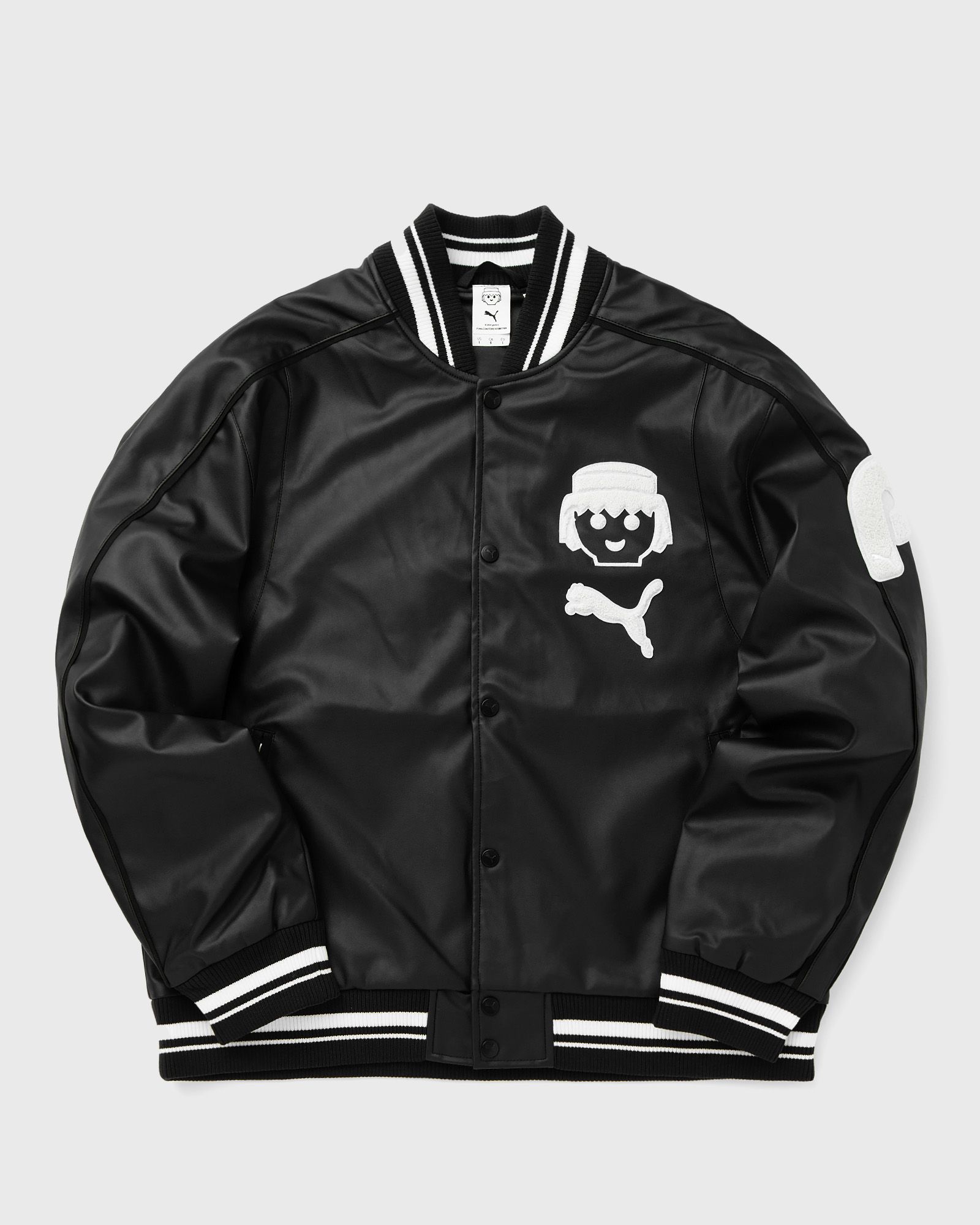 Puma - x playmobil varsity jacket men bomber jackets|college jackets black in größe:l