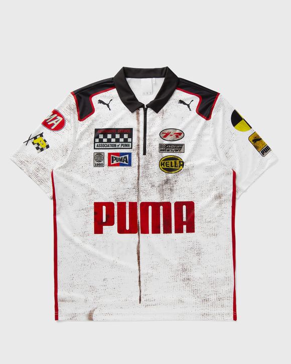 PUMA × A$ap Rocky ✨試着のみ✨ ジッパー ポロシャツ ホワイト Puma X ASAP ROCKY Team Zip Polo White | BSTN Store