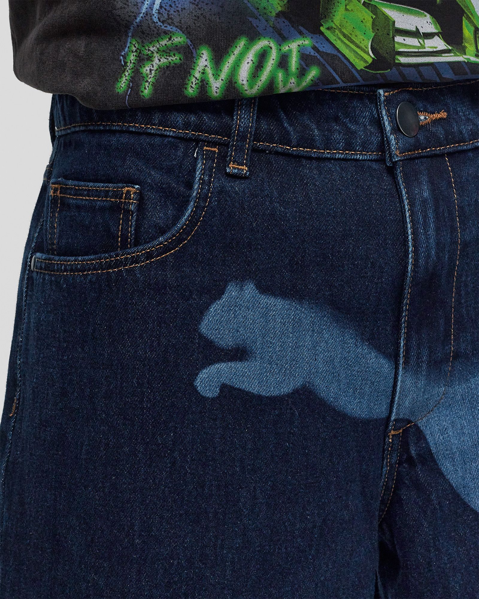 X ASAP ROCKY Denim Short