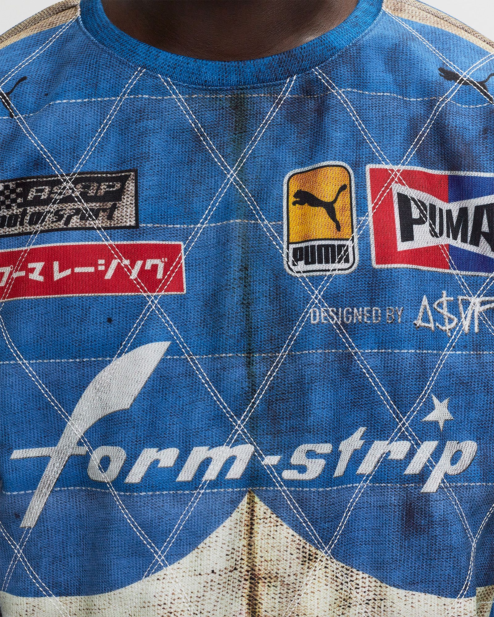 X ASAP ROCKY Quilted Sweat Shirt