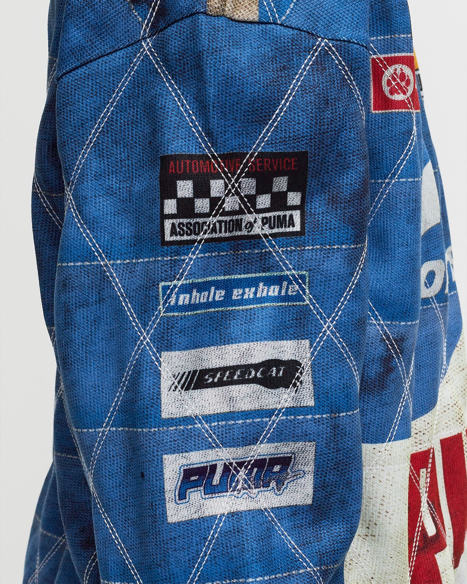 X ASAP ROCKY Quilted Sweat Shirt