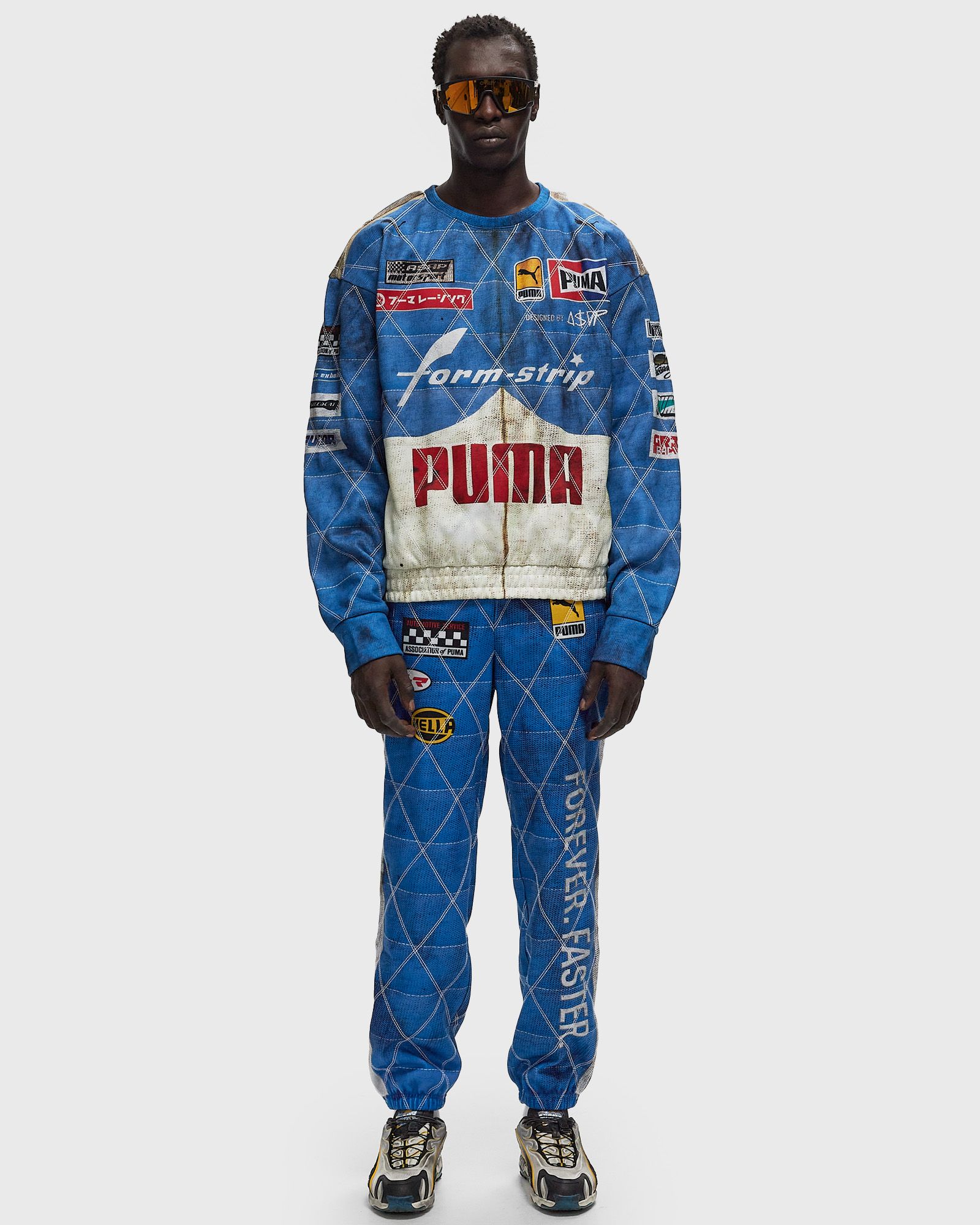 X ASAP ROCKY Quilted Sweat Shirt