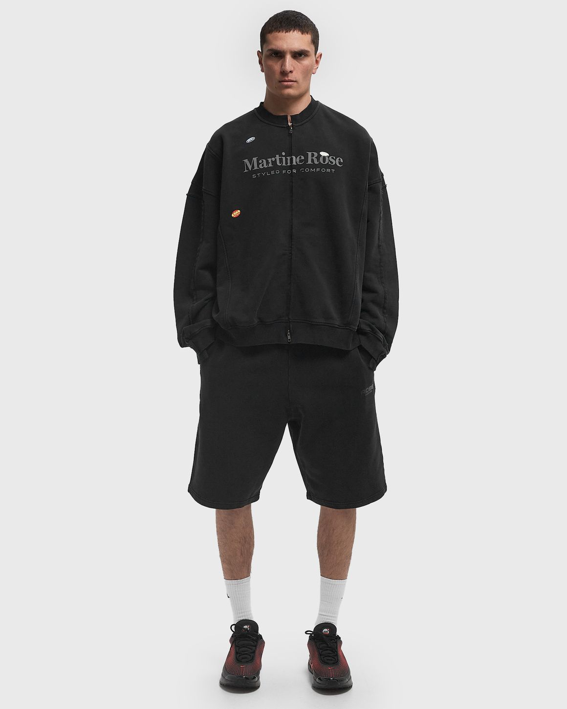 Martine Rose LOGO SHORT Black | BSTN Store