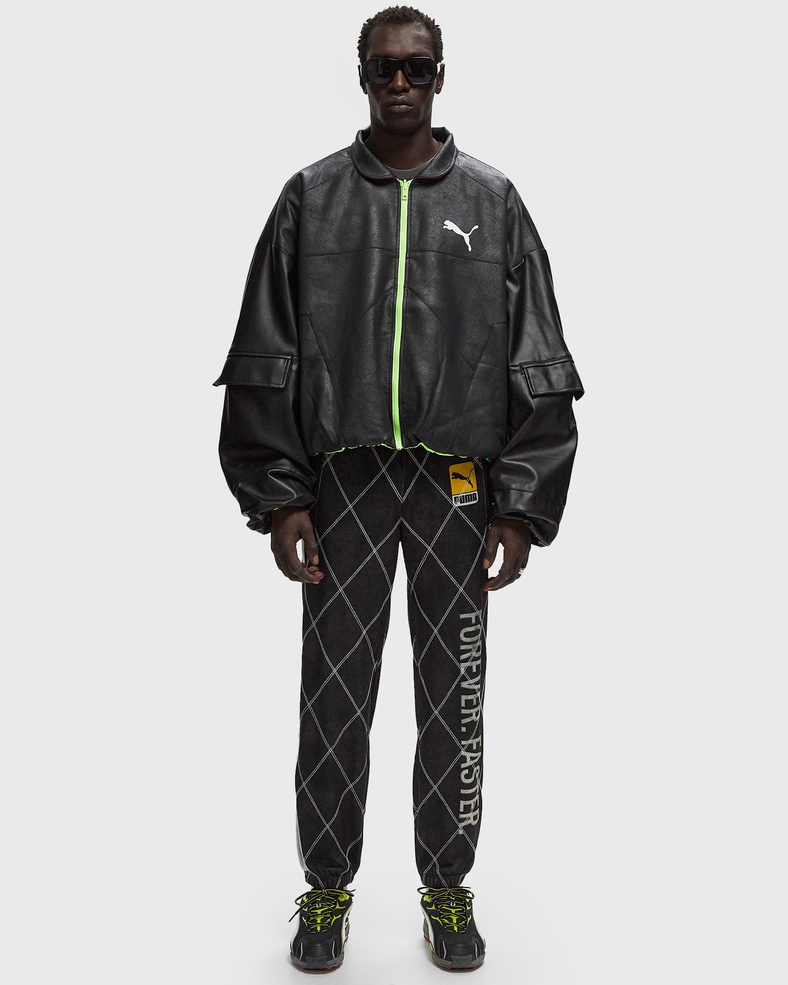 X ASAP ROCKY PLEATHER JACKET