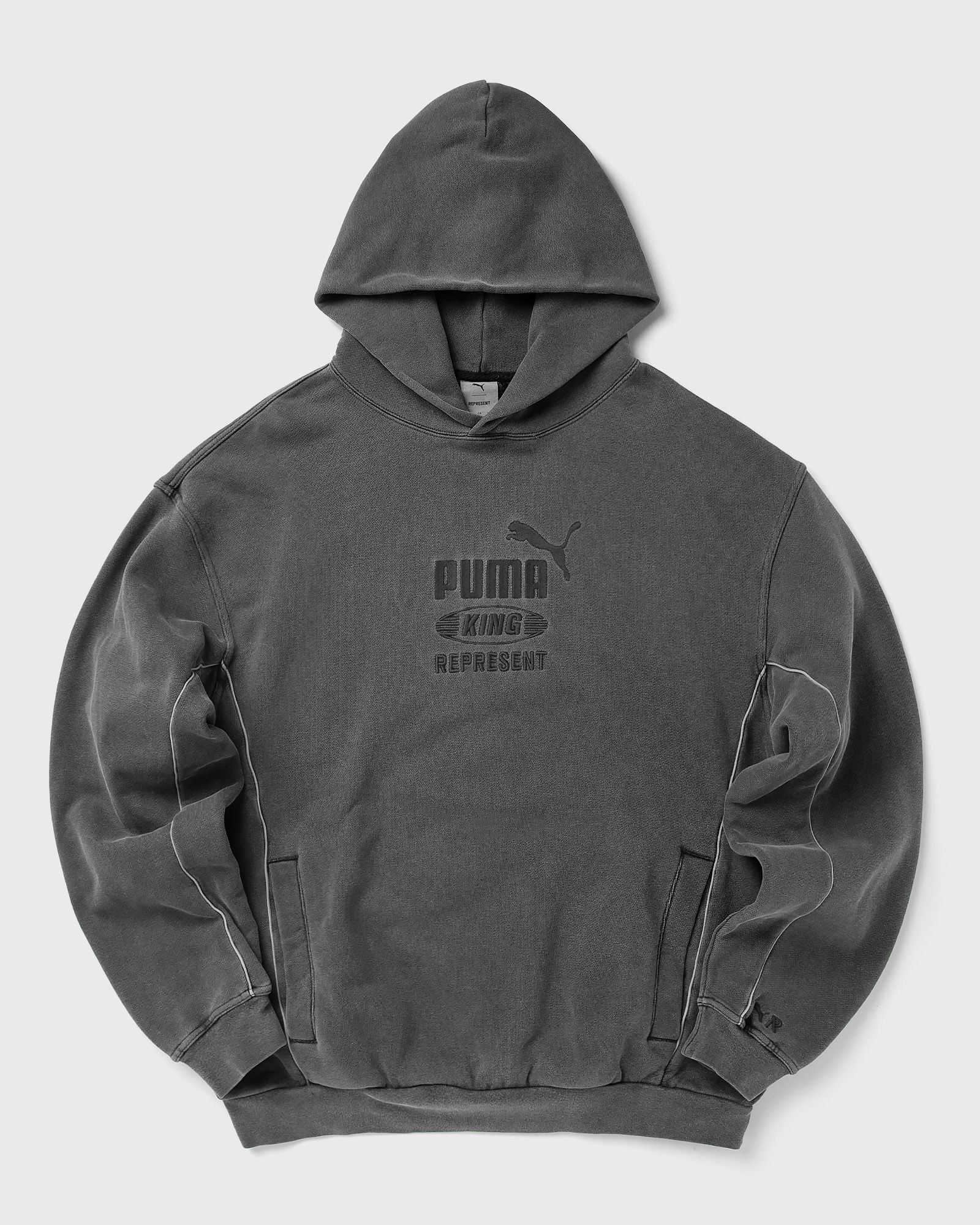 Puma Men's Grey X Represent Graphic Hoodie