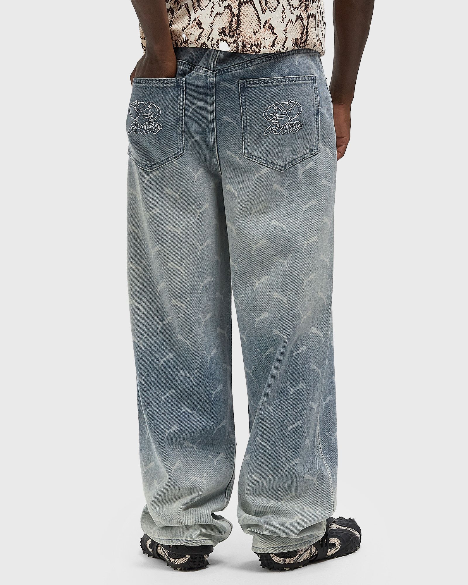 X A$AP ROCKY Laser Monogram Denim
