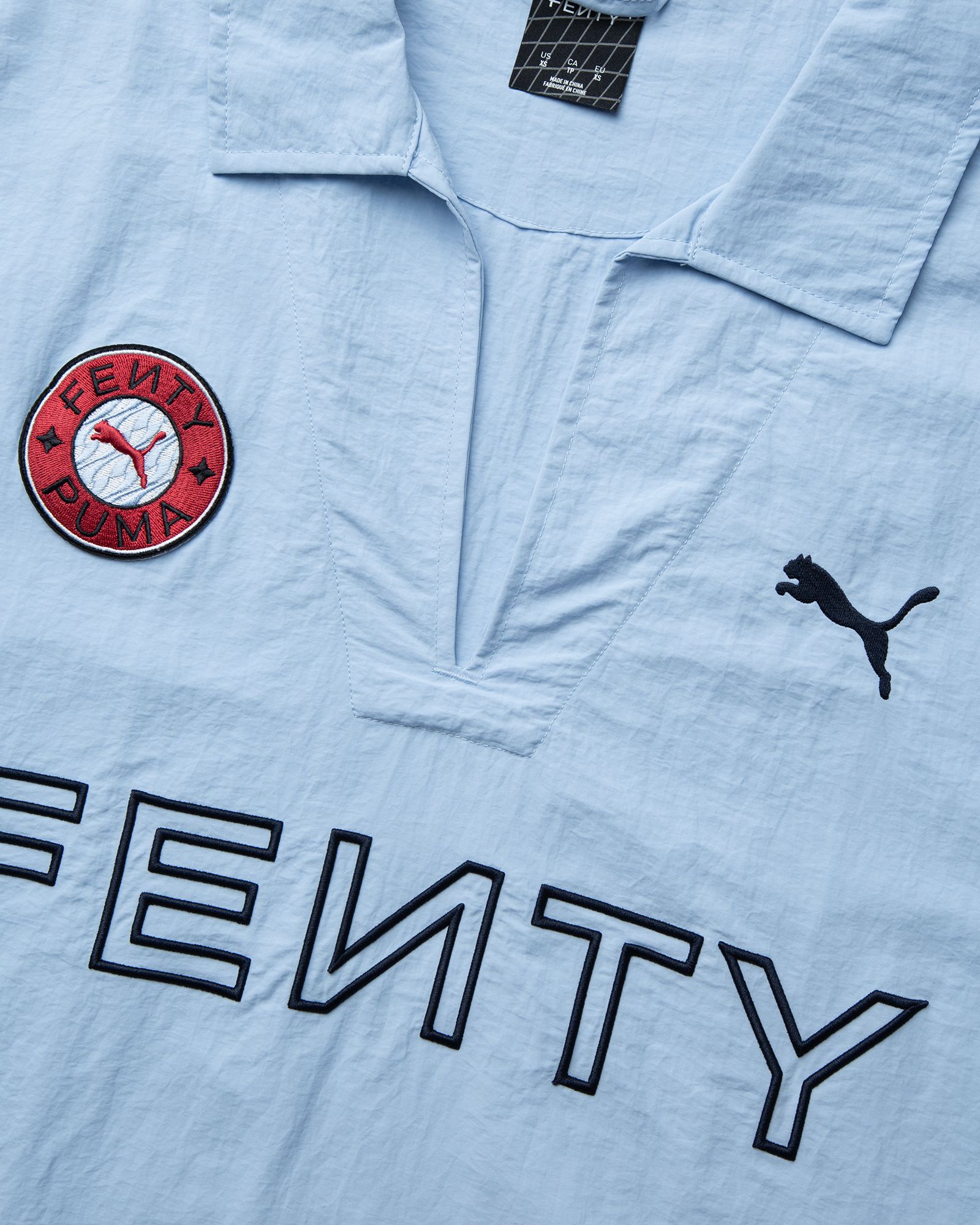 x FENTY Nylon Drill Top