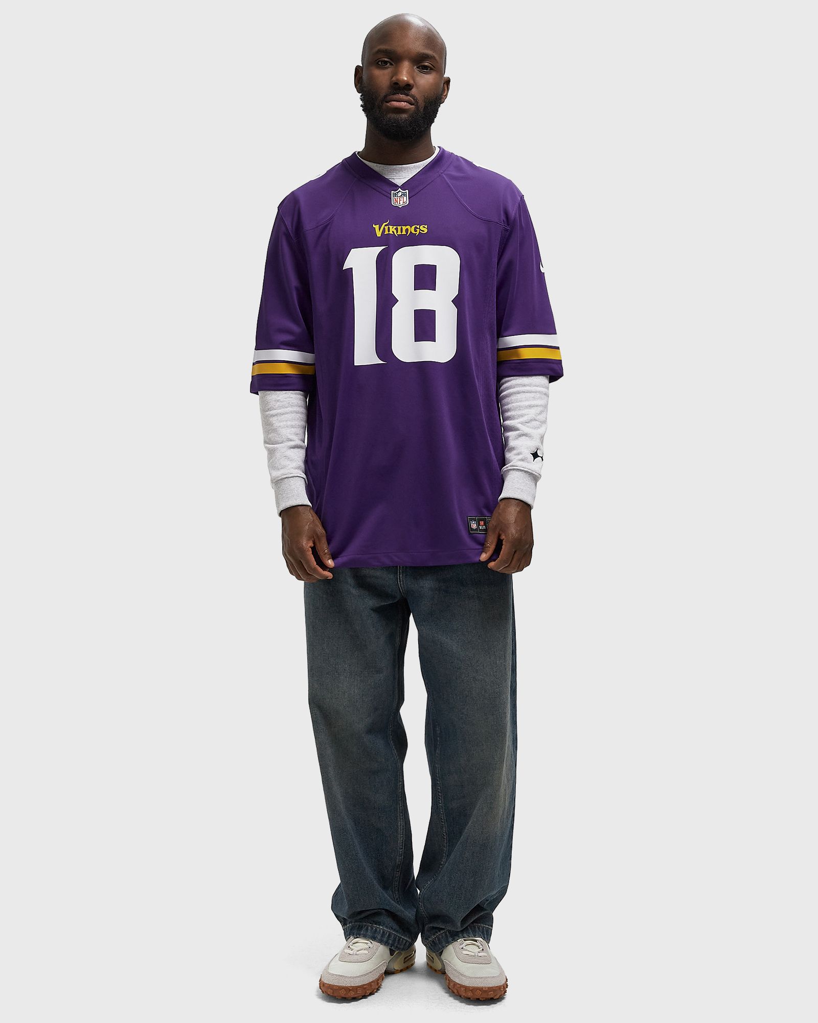 NFL Minnesota Vikings Game Home Jersey  Justin Jefferson 18