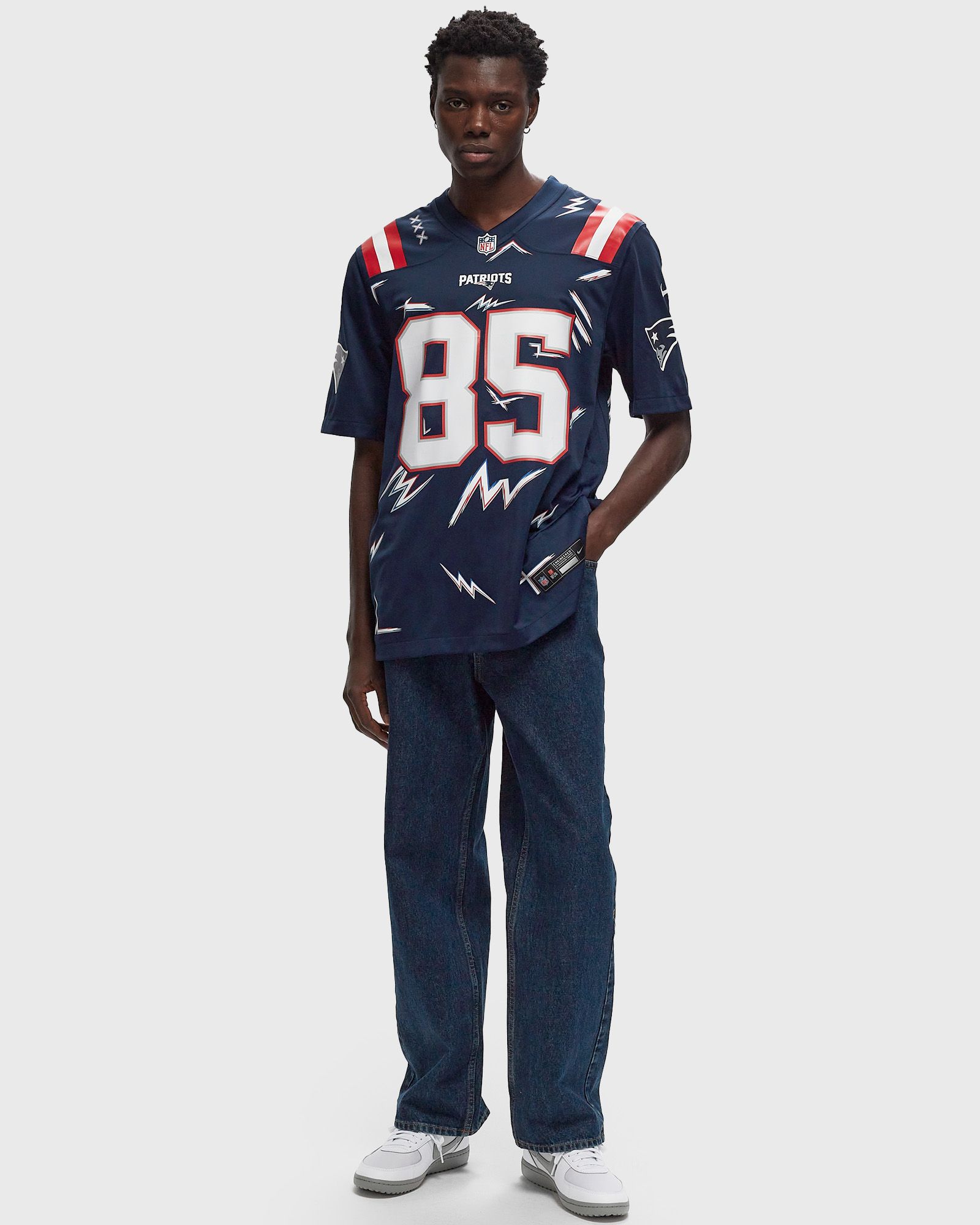 Nike x HARD New England Patriots Game Jersey-Hunter Henry 85