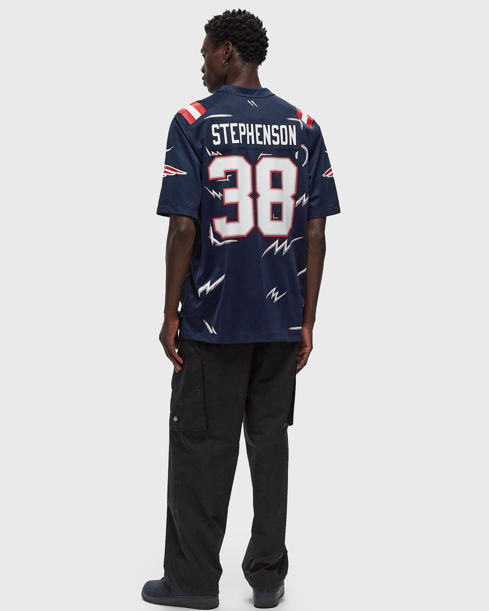 Nike x HARD New England Patriots Game Jersey-Rahmondre Stephenson  38