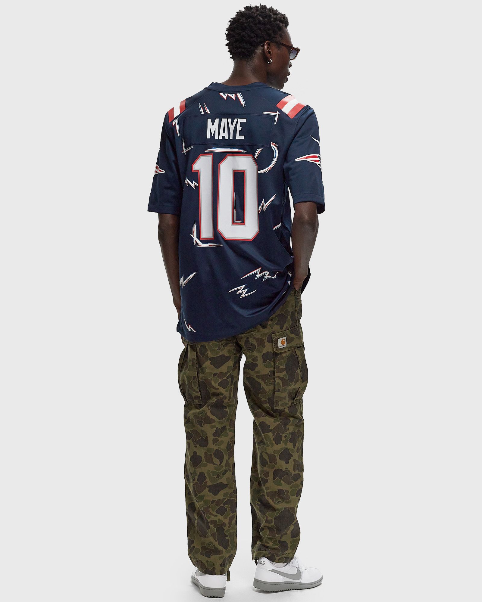 Nike x HARD New England Patriots Game Jersey-Drake Maye 10