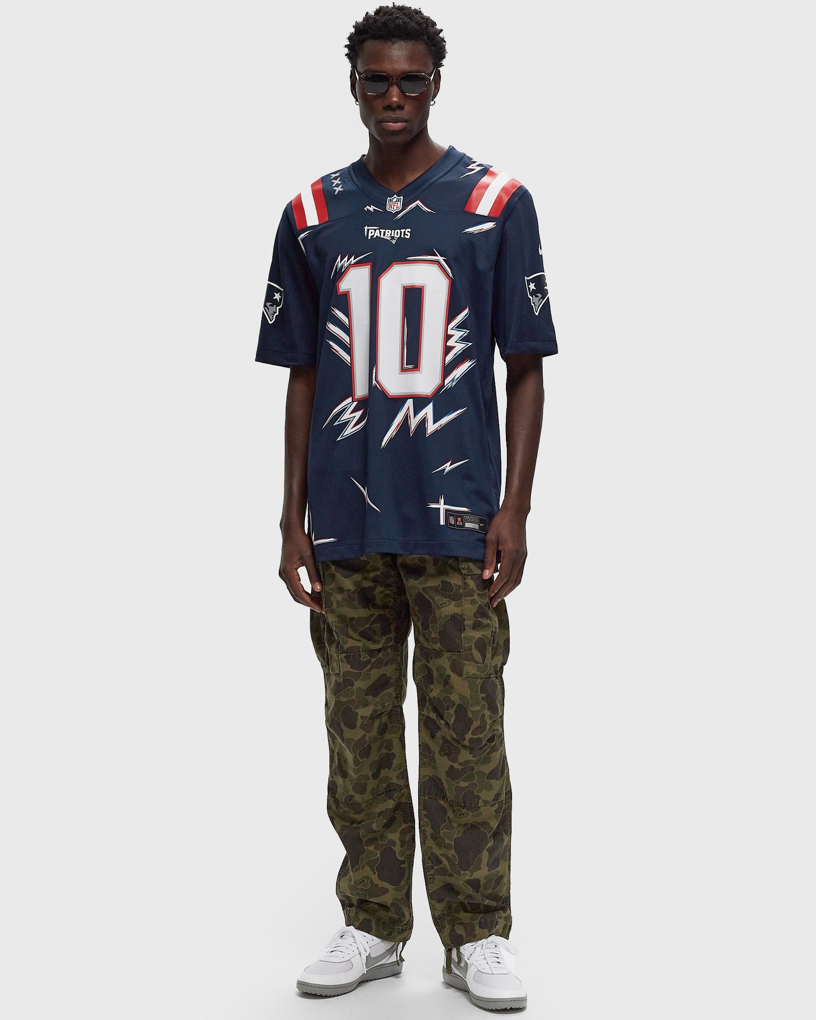 Nike x HARD New England Patriots Game Jersey-Drake Maye 10