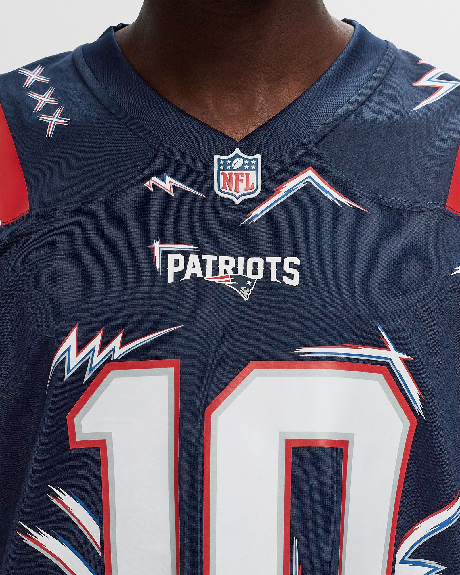 Nike x HARD New England Patriots Game Jersey-Drake Maye 10