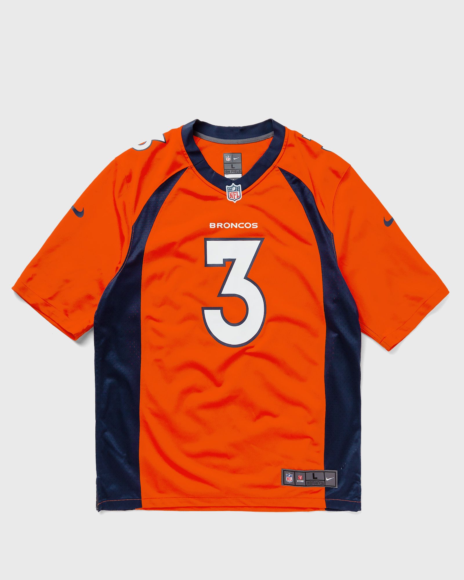 NFL Denver Broncos Russell Wilson 3 Home Game Jersey