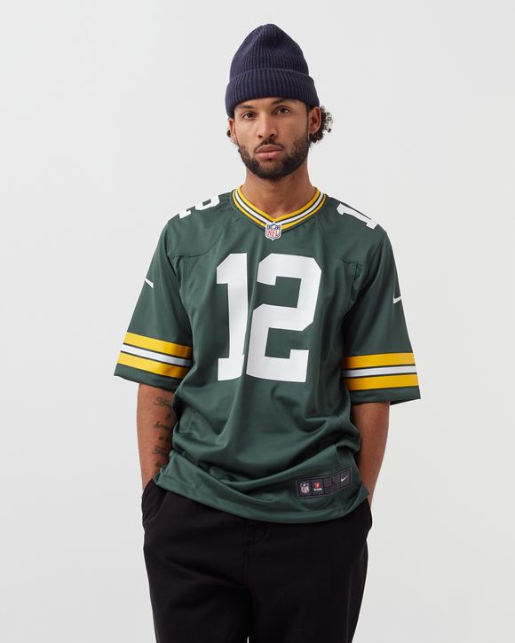 Packers Nike Custom Home Elite Jersey 44 Fir Green