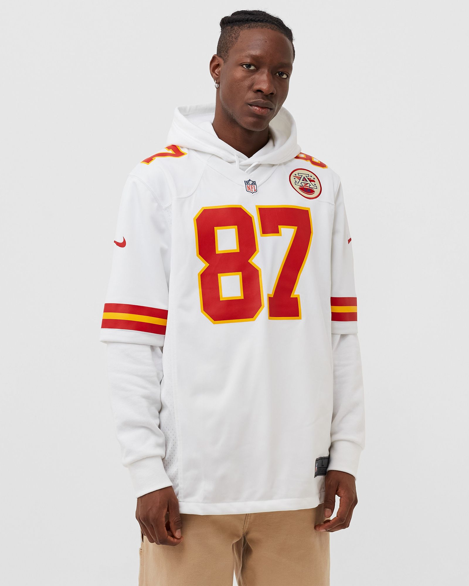 Nike Kansas City Chiefs Game Road Jersey White | BSTN Store