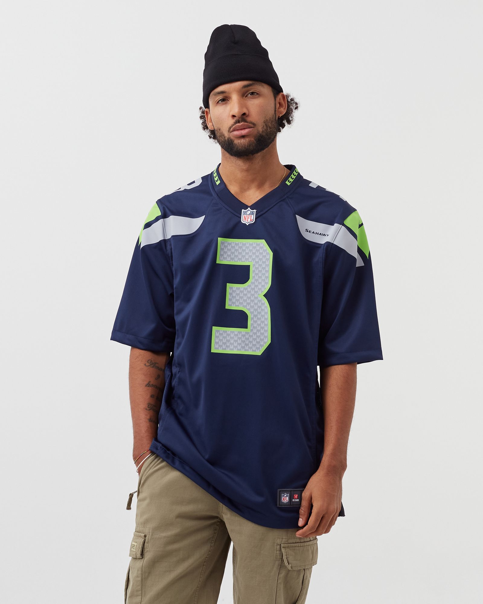 Seattle Seahawks NFL Colour Jersey - Russell Wilson