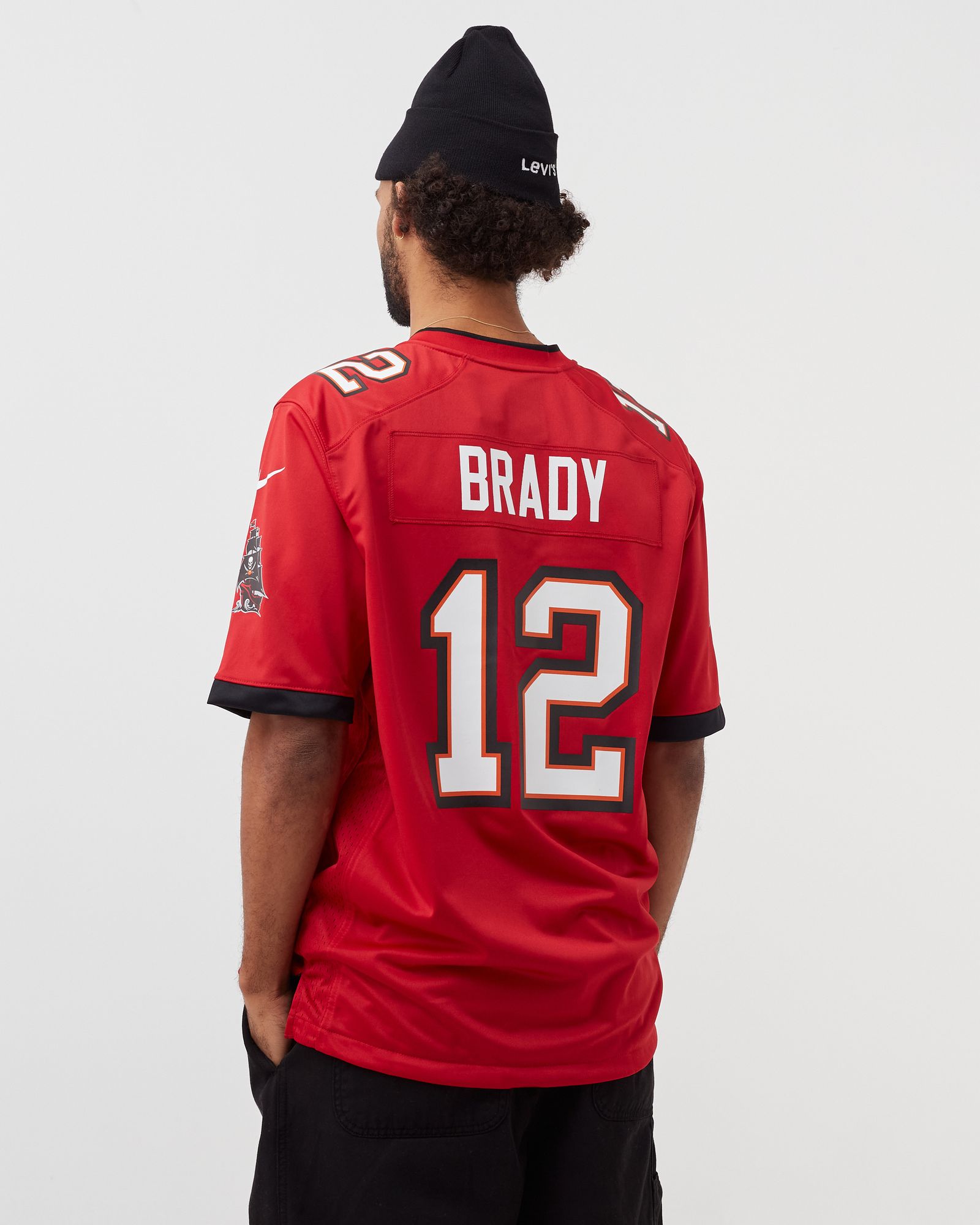 NFL Tampa Bay Buccaneers Tom Brady 12 Nike Home Game Jersey