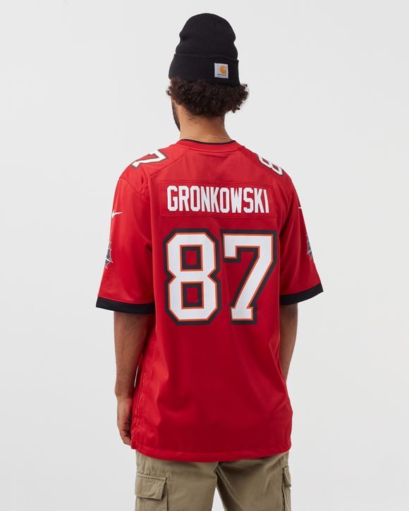 Nike Men's Tampa Bay Buccaneers Rob Gronkowski #87 Red Game Jersey