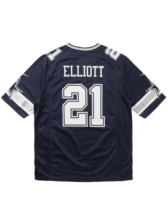 Nike Dallas Cowboys NFL Jersey - Ezekiel Elliott #21 Blue - COLLEGE NAVY