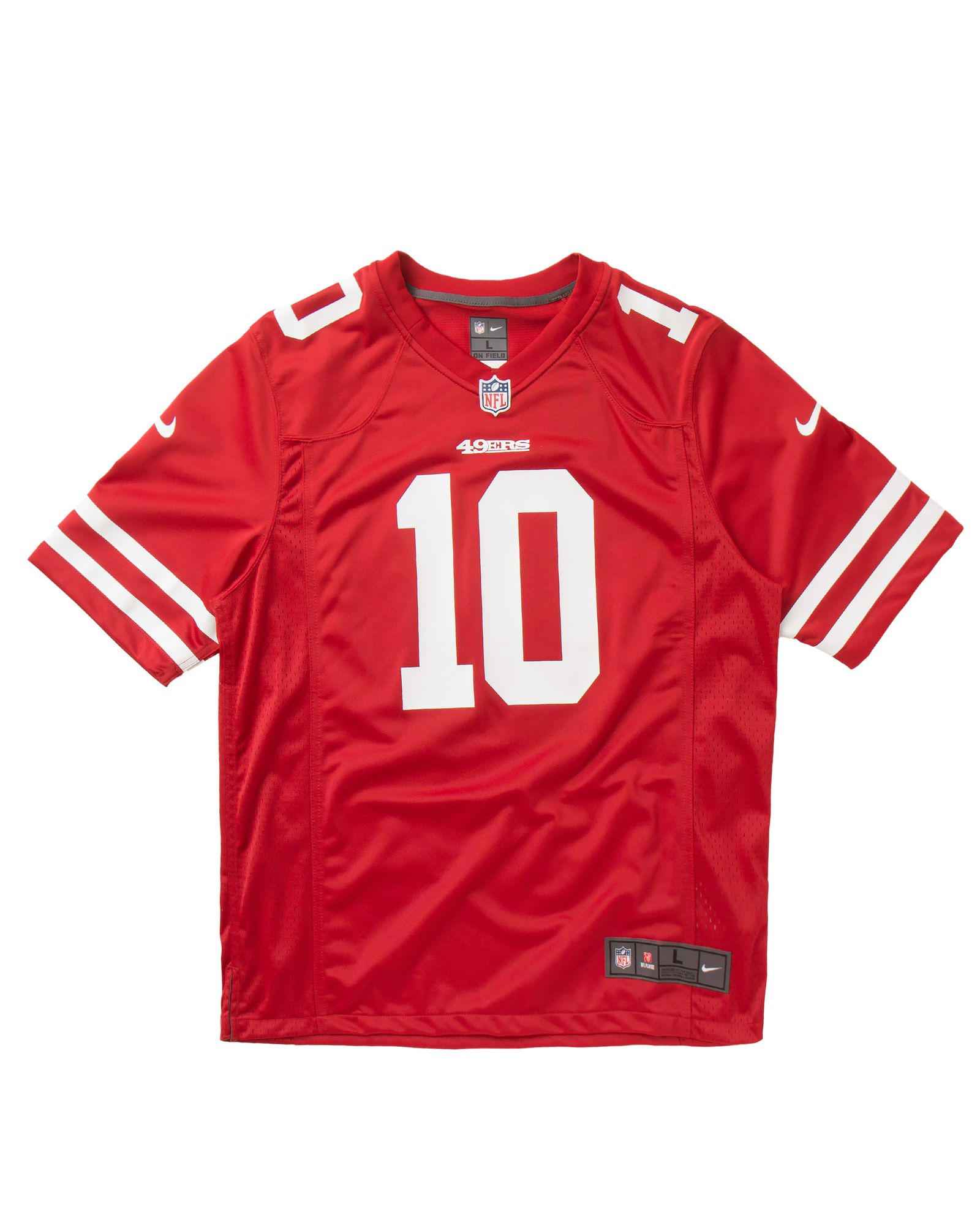 SAN FRANCISCO 49ERS NFL JERSEY - J. GAROPPOLO #10