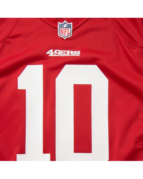 2017-21 SAN FRANCISCO 49ERS GAROPPOLO #10 NIKE GAME JERSEY (HOME) S - -  Classic American Sports