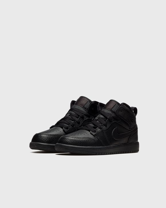 Jordan Jordan 1 Mid (PS) Black - BLACK/BLACK-BLACK