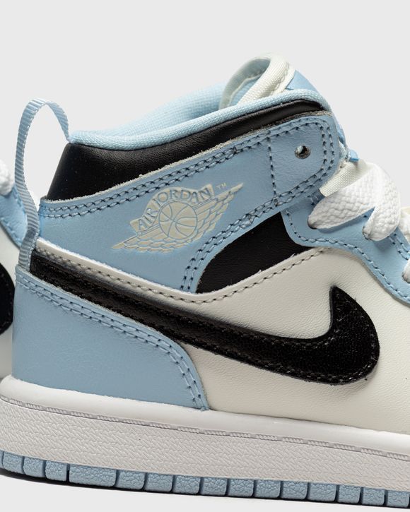 Jordan Jordan 1 Mid PS Blue ICE BLUE BLACK SAIL WHITE