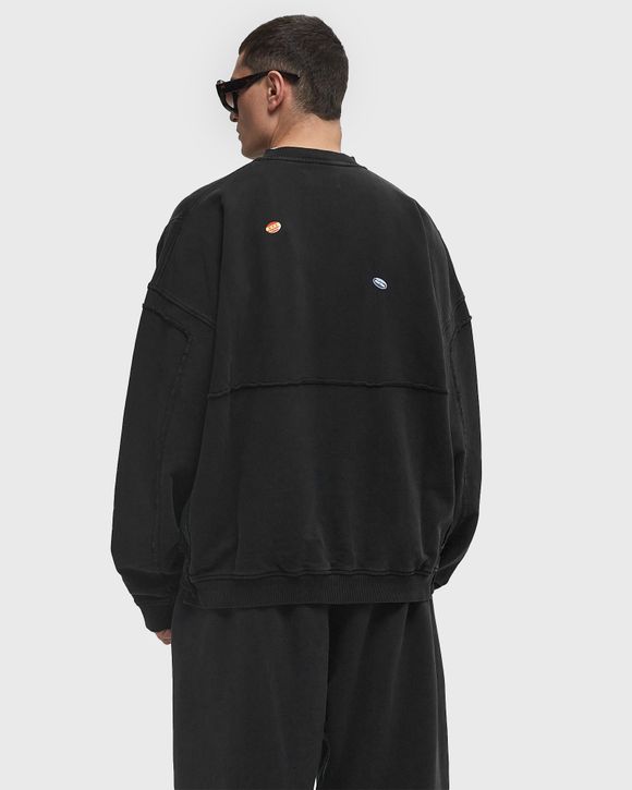Martine Rose ZIP UP CREW Black | BSTN Store