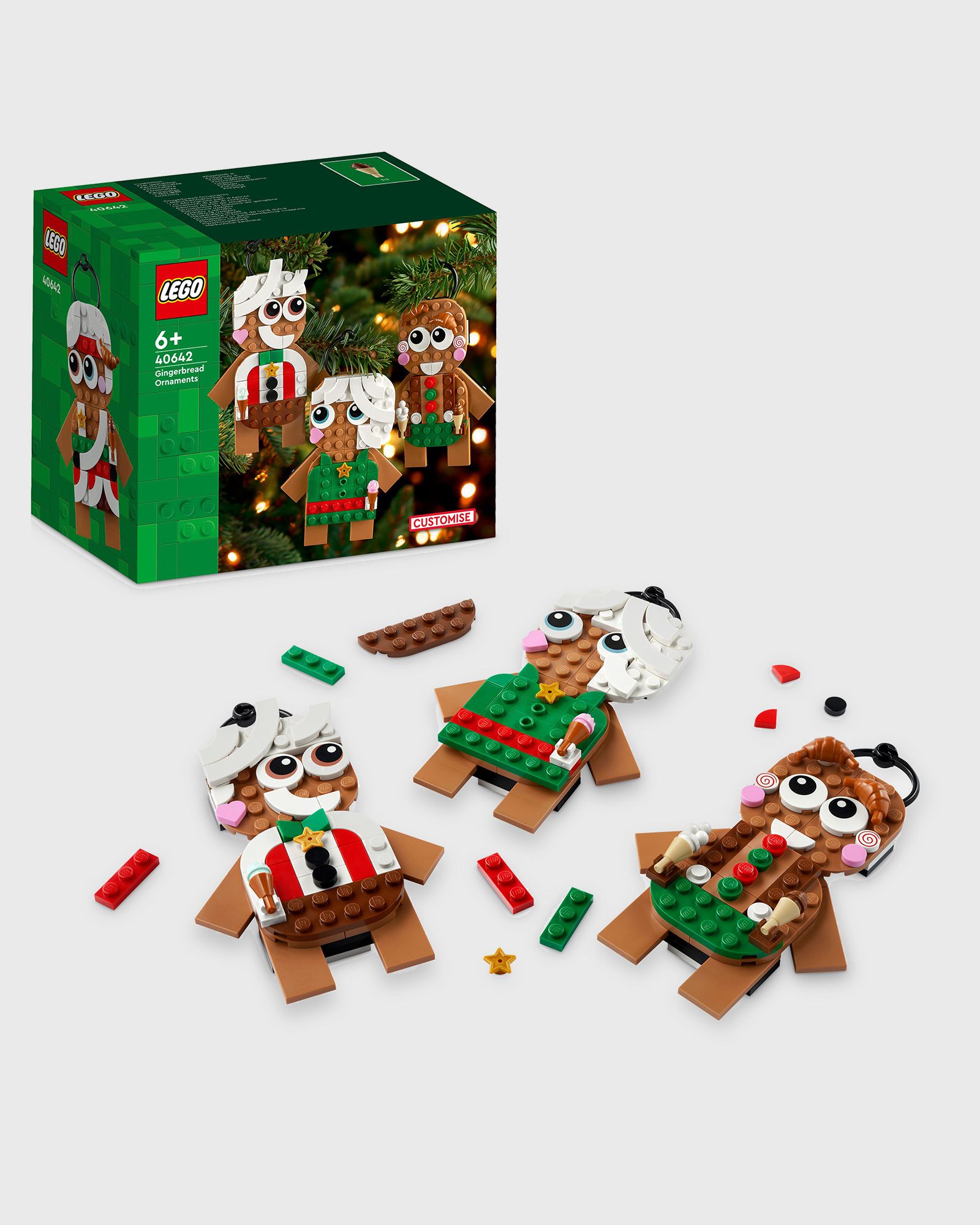 GINGERBREAD ORNAMENTS - 40642