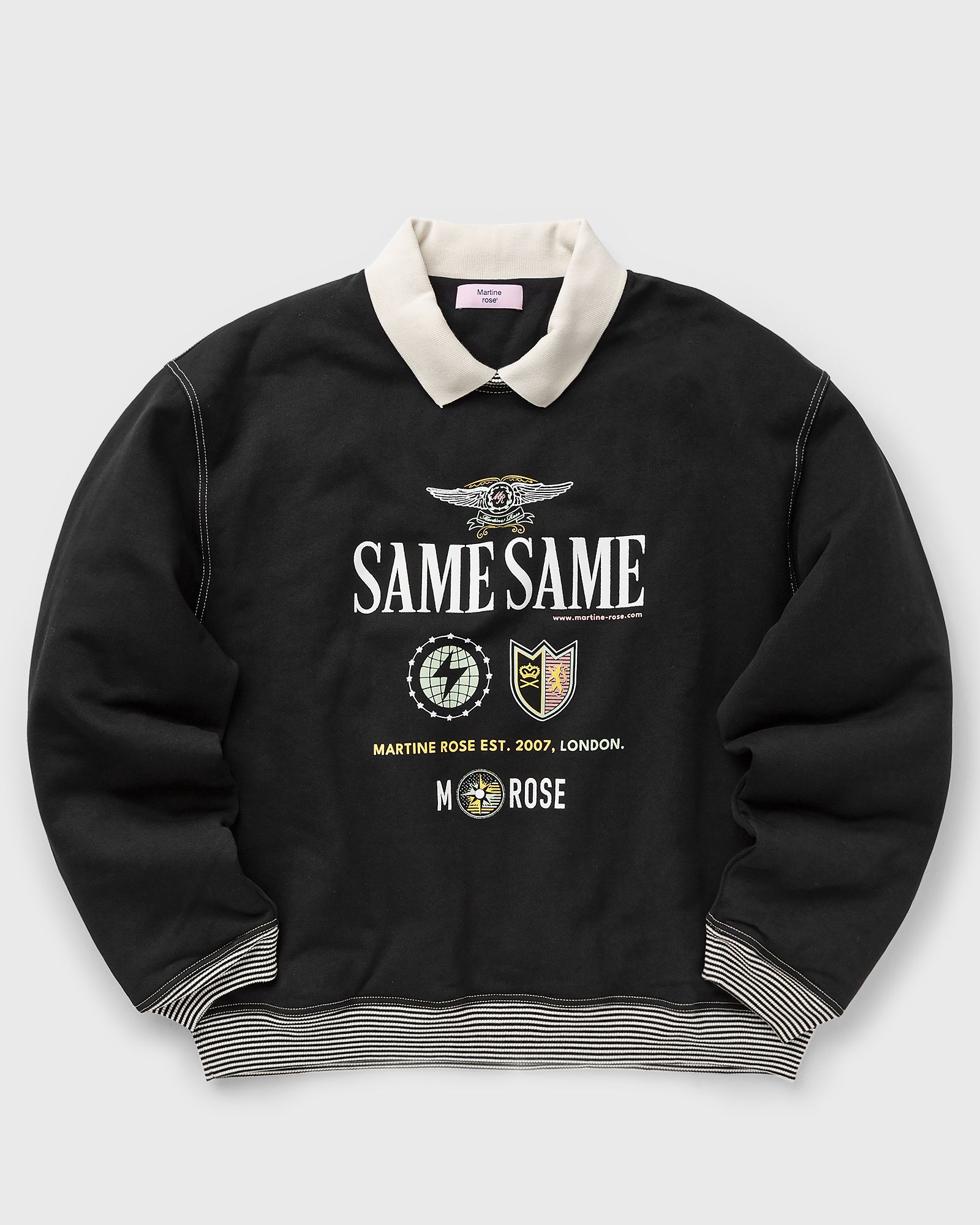 ジャケット・アウター MARTINE ROSE POLO NECK CREW Martine Rose POLO NECK CREW Black | BSTN Store