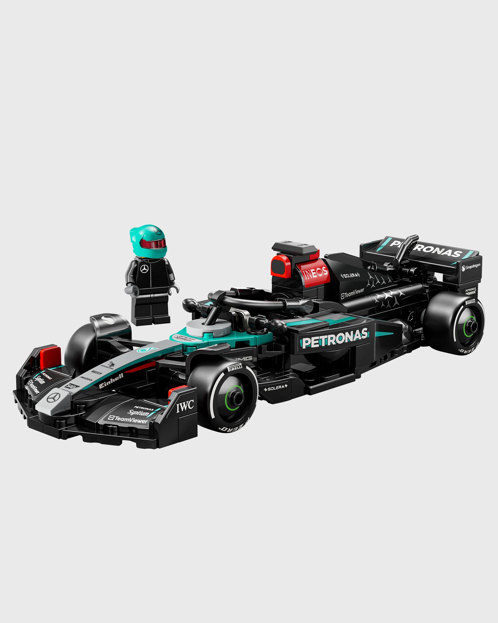 LEGO Speed Champions Voiture F1 Mercedes-AMG W15 - Voiture de Course avec minifigurine Collector de Pilote de Formule 1 - Maquette pour garçons et Filles dès 10 Ans ou Fans de Sport Automobile 77244-image
