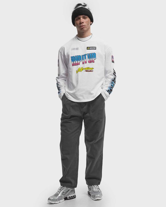 Martine Rose FUNNEL NECK L/S T-SHIRT White | BSTN Store