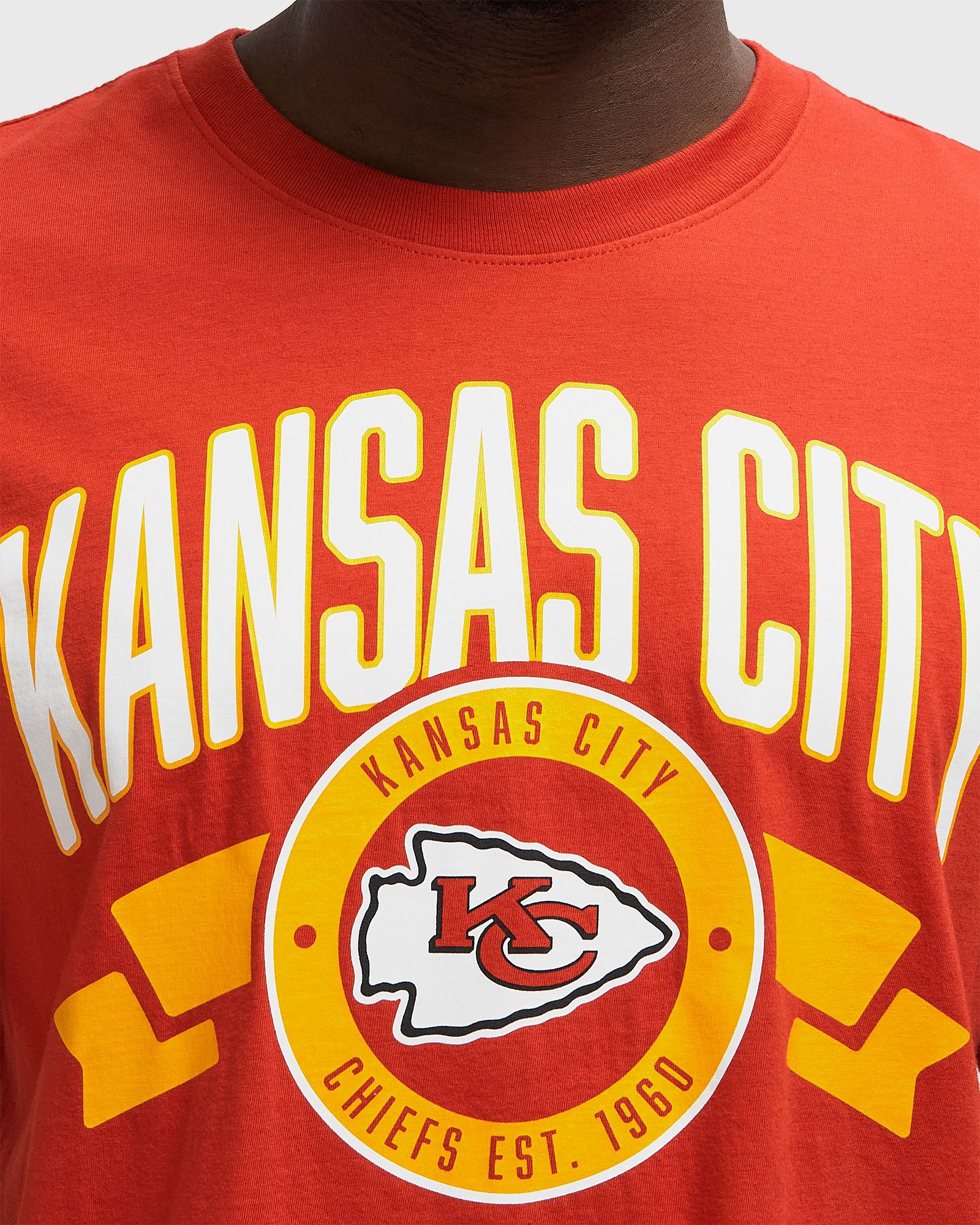 NFL Kansas City Chiefs Rewind Front and Back Hit Essential Cotton Tee