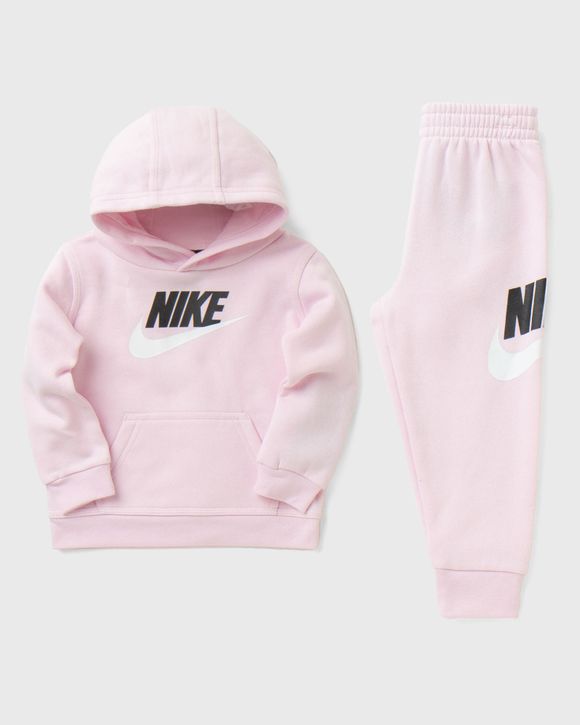 Pink nike best sale jogger set