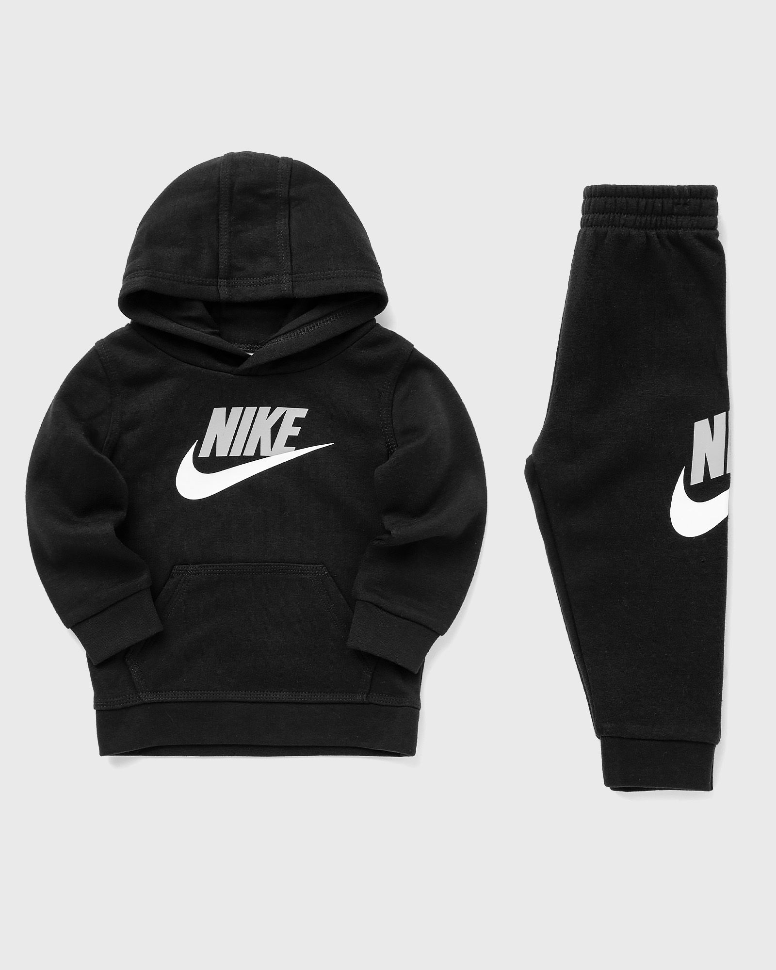 Nike - fleece po hoodie & jogger 2pc set  tracksuits black in größe:age 1-2 | eu 74-92