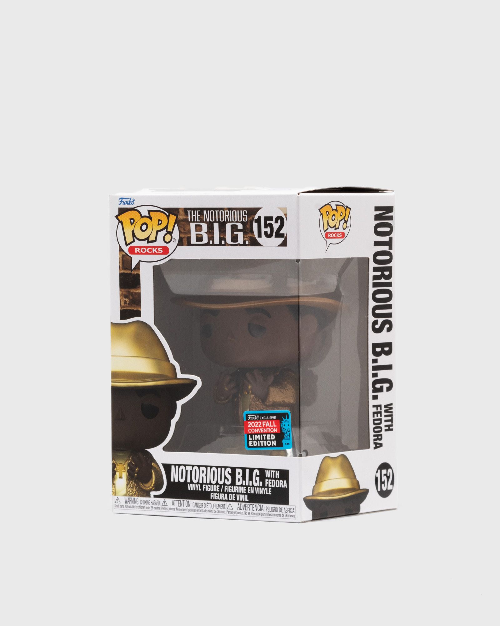 Limited Edition  - Biggie Fedora Gold 