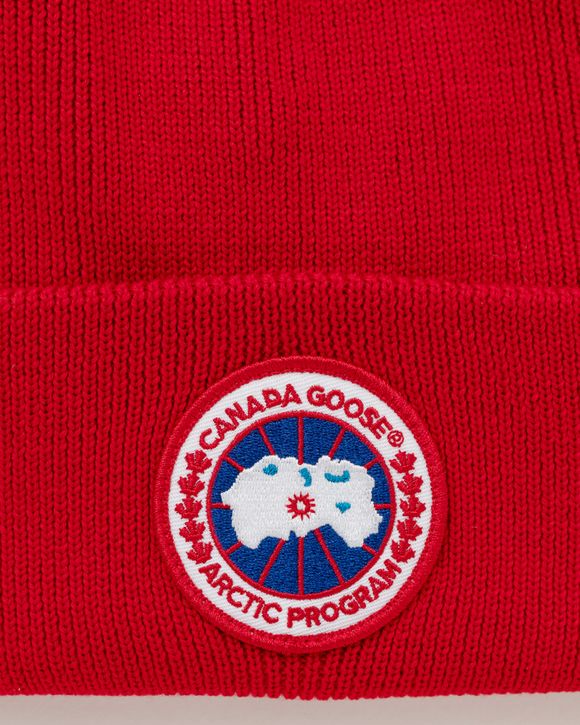 Canada goose 2024 beanie red