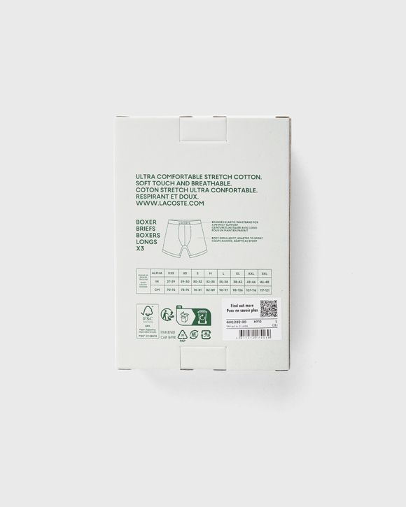 3-Pack Stretch Cotton Boxer Briefs